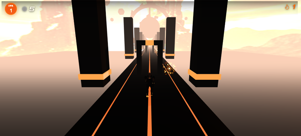 3D Environment in Solstice Runner